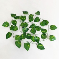 Az Daun Rambat Plastik Dekorasi Dinding Artificial Bunga Lamaran Ivy - Daun Luluo