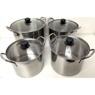 MAKAPAL POTS STAINLESS STEEL (B-666) (B-777)