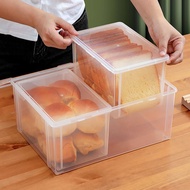 Bread crisper refrigerator special steamed buns toast storage box kitchen flour bucket vegetable and grain sealed box