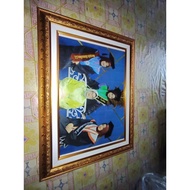 Double Frame + Photo Print 40x30 cm