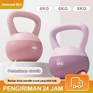 Awesome Box Kettlebell Soft 4/s 6/s 8kg | Dumbell Set | Home Fitness Equipment | Soft Dumbbell Women