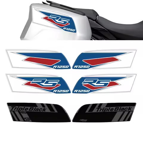 For BMW R1250RS R 1250 RS 2018 2019 2020 2021 2022 2023 2024 Motorsport Motorcycle 3D Gel Pannier Si