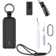 for Skullcandy Method 360 ANC Case Cover, Earphone Protective Cover(with Carabiner + Lanyard + Clean