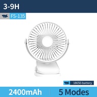 Nụ Cười Cá Mập Fs135 quạt nhỏ 5 Tốc Độ Quạt để bàn Gió 720 ° Xoay rất chắc Gió Clip & Đứng Loại C Có