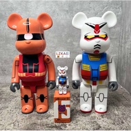 Bearbrick × GUNDAM 100% &amp; 400% Fashion Lzkail.sg Action Figures / Toy / GK / Collection / Gift