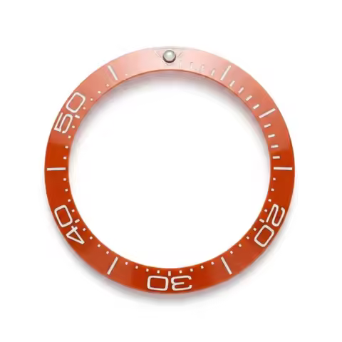 New Seamaster 300m/600m Orange 38mm Ceramic Bezel Insert For SEIK SKX007 Watch Case MODS Customizati