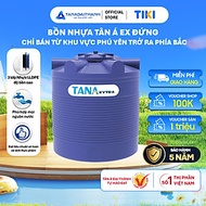Bồn nước nhựa Tân Á EX 500L 1000L 1500L 2000L Đứng - Hàng chính hãng, bảo hành 5 năm (Chỉ bán tại Kh