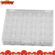 25pcs Plastic Empty Bobbins Case For Brother Janome Singer Sewing Machineuejfrdkuwg