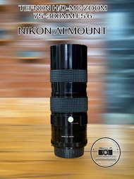 TEFNON H/D-MC ZOOM 75-300MM.F5.6 MACRO NIKON AI MOUNT