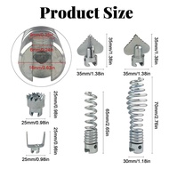 Drainage Cleaner Combination Cutter Head Set Automatic Head Locking Head Suitable for Pipe Dredging