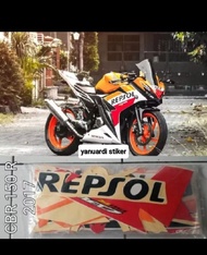 STRIPING STIKER CBR 150 R TAHUN 2017 REPSOL CBR150R REPSOL 2017 CBR REPSOL