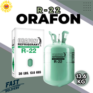 น้ำยาแอร์ R22 ยี่ห้อ Orafon ขนาด 13.6KG น้ำยามาตรฐานโรงงาน