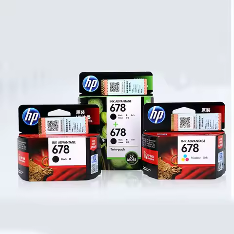 Original Brand New HP678 Black Multi Color Cartridge HP 2648 3515 1018 1518 2548 3548 Toner Cartridg