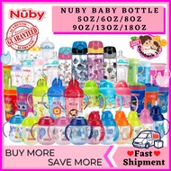 NUBY Baby Feeding Bottle 5oz/6oz/8oz/9oz/13oz/18oz Botol Susu NUBY