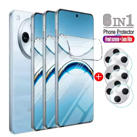 6in1 Camera Lens Film For OPPO Find X8 X6 X5 X3 Lite Pro X7 Ultra Hydrogel Film Screen Protector For