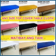 ❡ ➶ ☬ 4 5 6 ft Folding Table Cloth Spandex  Lifetime Tables Durable Stretchy Easy-Clean Cover Event