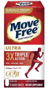 Move-Free Ultra Triple Action Joint Supplement, 1-Pack of 75 Tablets