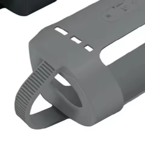 Soft Silicone Carrying Case with Handle Bluetooth-compatible Speaker Cover Portable Foldable Protect