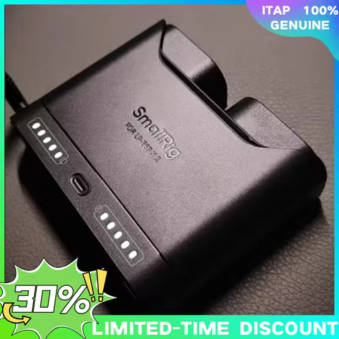 SmallRig Fast Camera Battery Charger Compatible with Sony NP-FZ100 Canon LP-E6P Nikon EN-EL15c Sony 