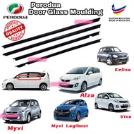 Myvi Viva Alza Kelisa Door Glass Moulding Getah Cermin Luar