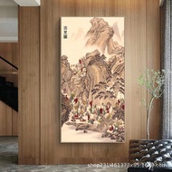 Hundred Sons Picture Hanging Painting Hundred Birds Worshiping the Phoenix Entrance Painting Chinese