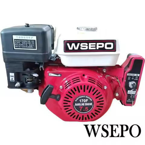 WSE-170F 7HP 212CC With 1/2 Speed Reducer (Max.1800RPM) Electric Start Air Cool 4-Str. Gas Engine Us