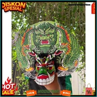 Ready Promo Barongan |Barongan Version WoodenDEVIL Bonus Long Crown Ready to Wear Children's Size Fl