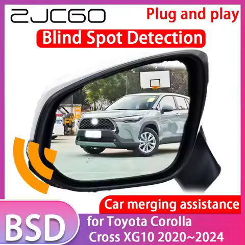 ZJCGO for Toyota Corolla Cross XG10 2020-2024 Blind Spot Detection Car BSD BSA BSM System Driving Wa