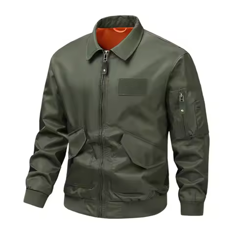 New Men CWU45P Flight Jacket Military Style Bomber Jacket Casual Loose Windproof CoatA1