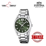 Festina F20622/4 Analog Silver Stainless Steel Strap Watch For Women