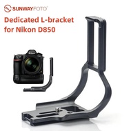 SUNWAYFOTO Dedicated L-bracket,For Nikon D850 camera with Battery Grip Tripod Quick Release Plate-PNL-D850G