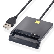 เครื่องอ่านบัตรประชาชน เครื่องอ่านบัตรสมาร์ทคาร์ด USB Smart Card Reader IC/ ID สำหรับ Windows Linux 