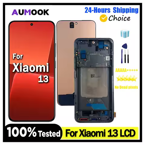 6.36"AMOLED Display For Xiaomi 13 LCD Display Touch Screen Digital Converter Assembly For Xiaomi 13