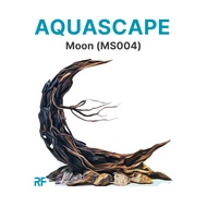 Moon Layout used to decorate fish tanks sized 30x20x20cm, cubic20 mini tank (Ms004)