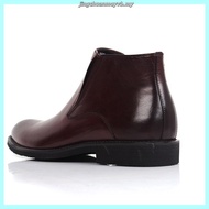113153 dan 9935 Johnson Shoes mix leather double zipper ankle boots
