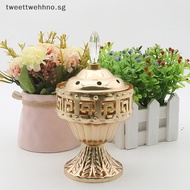 TW Incense Burner Holder Metal Censer Cone Arabian Stick Frankincense Home Ornament SG