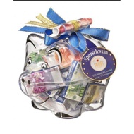 Delicious German euro Sprschwein pig-shaped milk chocolate