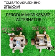 PERODUA MYVI 1.3L SEI ENGINE ALTERNATOR DENSO （USED PARTS STOCK ）