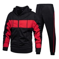 DUOFIER Men's Tracksuit Jogging Sweat Suits 2 Piece Casual Outfit Athletic Suit Set