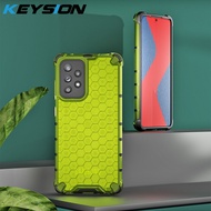 Ốp Chống Sốc KEYSION Cho Samsung A51 A71 Ốp Điện Thoại Hình Tổ Ong Dành Cho Galaxy M62 M12 M02 M02S