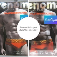 (NEW) RENOMA PARIS RECHARGE UNDERWEAR MINI/TRUNK RAPID DRY MICROFIBER ASSORTED COLOR