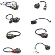 สำหรับรถจักรยานยนต์ OBD2เชื่อมต่อสำหรับ Yamaha 3pin 4pin 6pin สำหรับฮอนด้า/Ktm/Suzuki/Duccapacitive/Kawasaki Moto Obd สายต่อขยาย