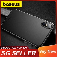 💎✅9.9 SG READY STOCK💎Baseus Super Super Thin Wing Case For iPhone Xs Xs Max XR 2018 2019Case Hard PP Back Phone