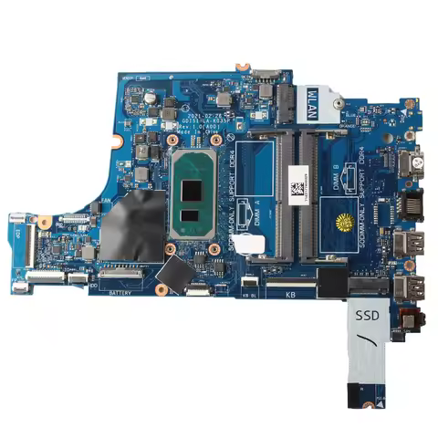 Dell Inspiron 15 Motherboard 3400 GDI51 LA-K035P For Dell Inspiron 15 3400 3500 3501 Laptop Motherbo