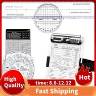 Aviation Pilot Tools Kit E6b Flight Computer Calculator Aviation Aluminum Kneeboard Essential Pilot 