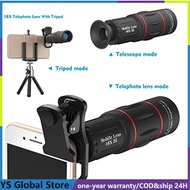 【COD】APEXEL Universal 18x25 Monocular Zoom HD Optical Cell Phone Lens Observing Survey 18X Telephoto Lens