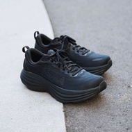 全新 Hoka Bondi 8 寬楦 路跑鞋 頂級緩震 經典黑 男女尺寸齊全