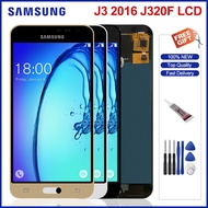 Original AMOLED LCD For Samsung Galaxy J3 2016 J320 J320F J320M LCD Display Touch Screen Digitizer A