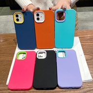3 in 1 Silicone Phone Case For iPhone Air 17 16 Plus Pro Max Shockproof Soft TPU Bumper Phone Protec