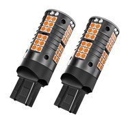 2pcs LED Turn Signal Light Blub Lamp Canbus No Error WY21W T20 7440A For Mazda 2 DL DJ 3 BL BM BN CX